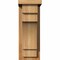 Ekena Millwork Mediterranean Rough Sawn Corbel w/Backplate, Western Red Cedar, 6"W x 8"D x 16"H COR06X08X16MED01RWR - alternate 4